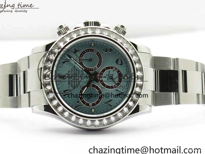 1219 Daytona 116506 Middle East Edition Bp Maker Best Edition Ice Blue Brown Arabic Dial Diam Bezel On SS Bracelet A Neat 2897